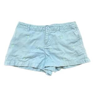 Polo Ralph Lauren Embroidered Blue & Aqua Logo Shorts